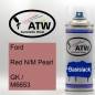 Preview: Ford, Red N/M Pearl, GK / M6653: 400ml Sprühdose, von ATW Autoteile West.